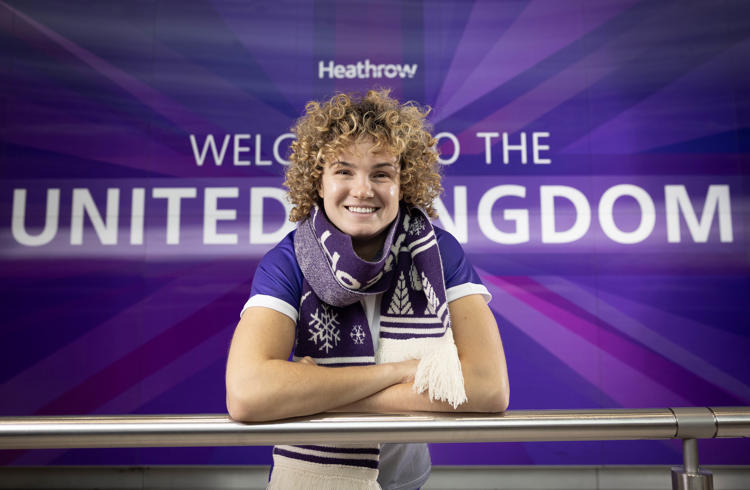 Ellie Kildunne At Heathrow